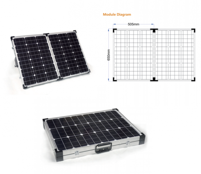 Mini pannelli solari portatili pieghevoli 0